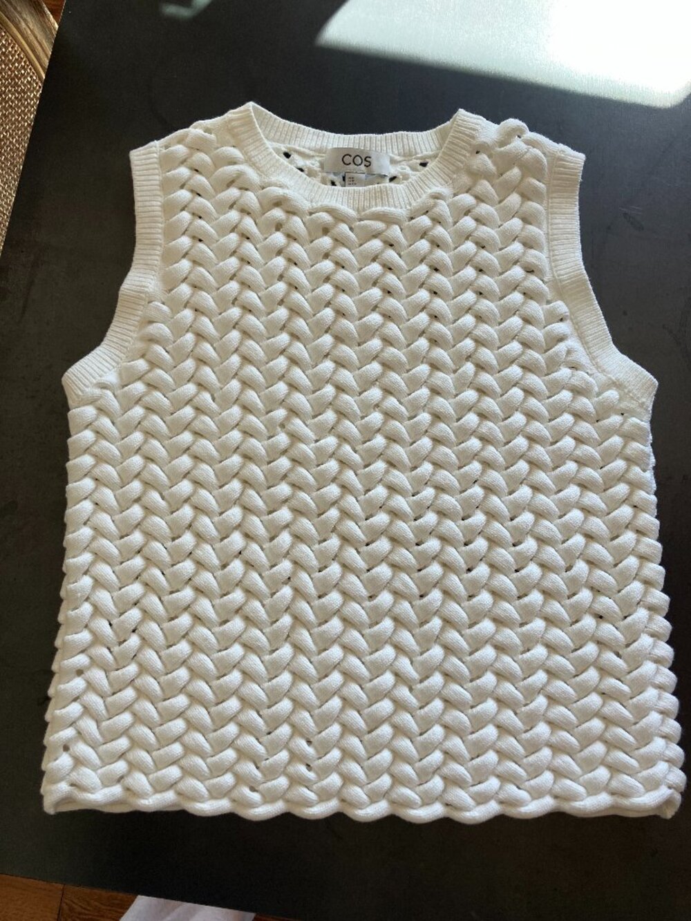 COS Open Knit Top